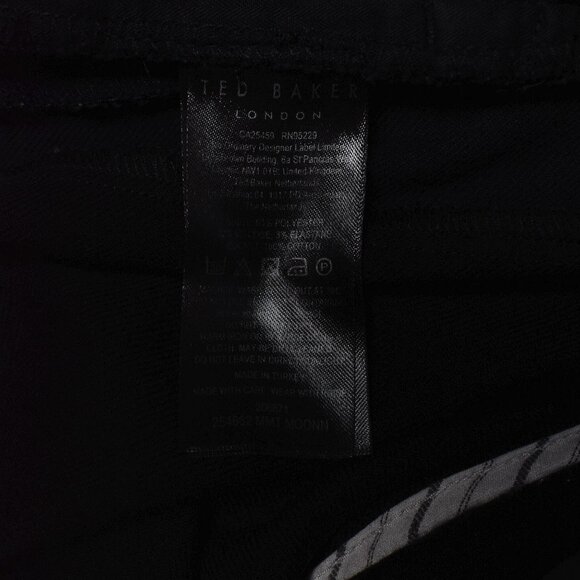 Ted Baker Men's Black & Navy Joggers Pants Zip Pocket Relaxed Fit Size 32R MOONN - Picture 10 of 10